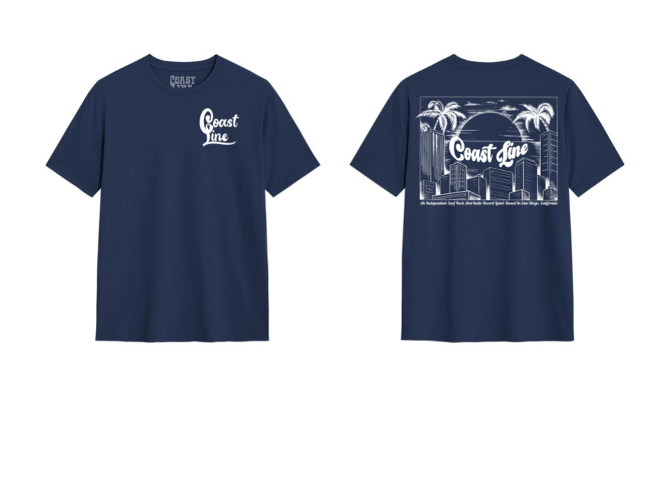 Navy Blue Coastline Shirt