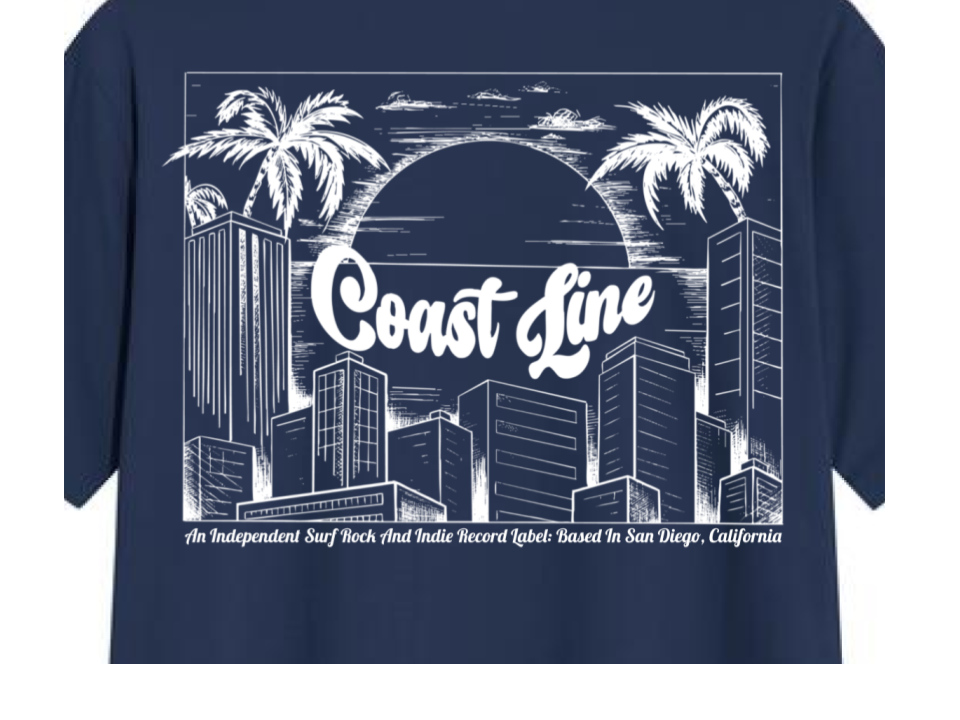 Navy Blue Coastline Shirt